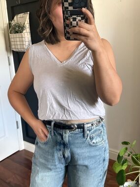 Feel The Piece Terrence Jacob V Neck Tank. XS/ S